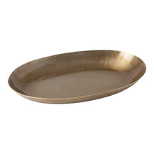Load image into Gallery viewer, Hammered Brass Platter

