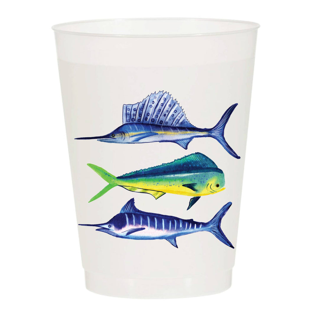 Sport Fish Cups - Set of 10