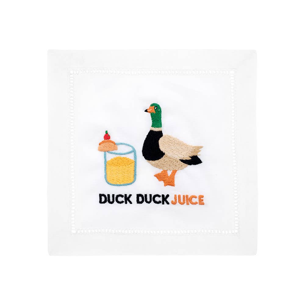 Duck Duck Juice Cocktail Napkin