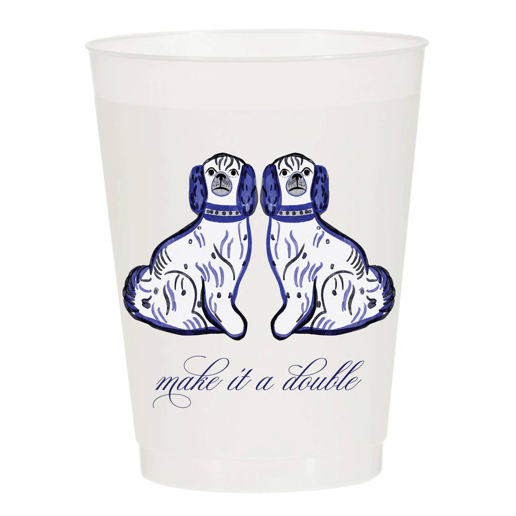 Make It A Double Watercolor Cups - Set of 10
